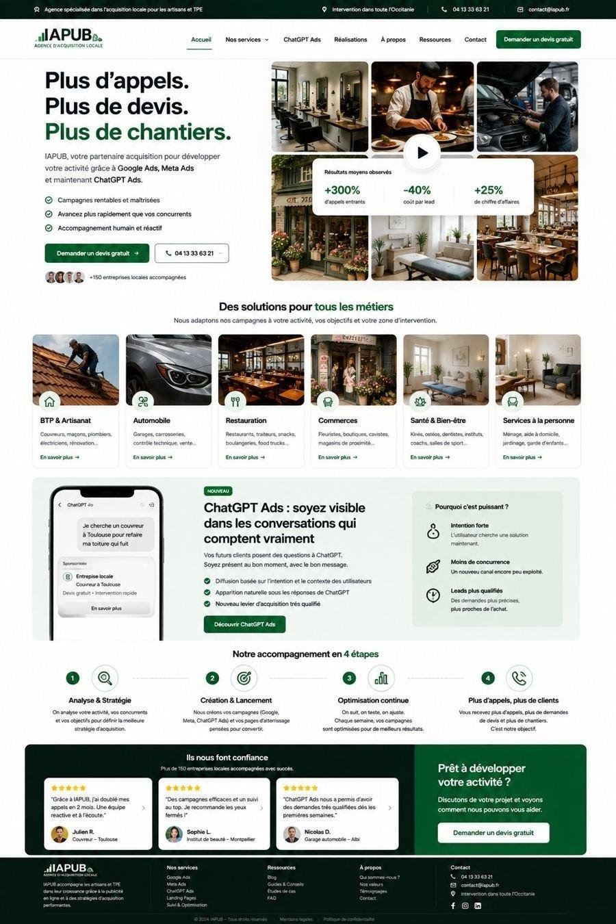 Acquisition locale IAPUB